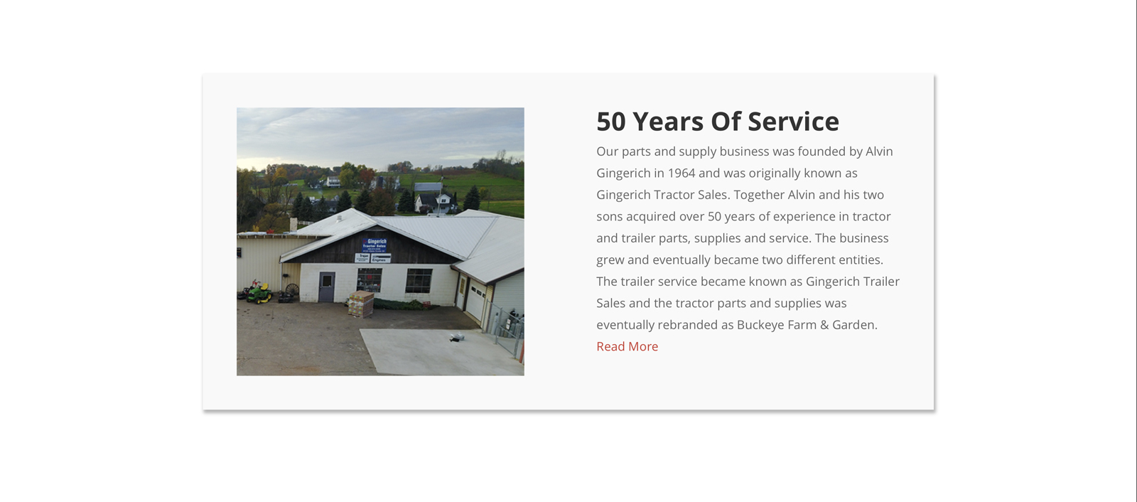 Buckeye Farm & Garden Website